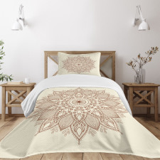 Round Lace Bedspread Set