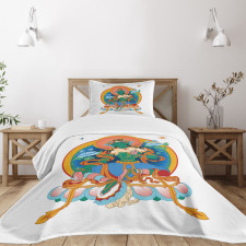 Sacred Female Figure Bedspread Set