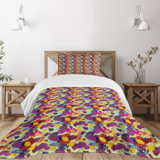 Oak Leaves with Nuts Bedspread Set