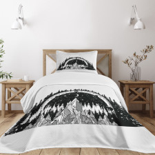 Outdoors Forest Bedspread Set