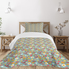 Delicious Pastry Pancakes Bedspread Set