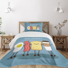 Morning Best Friends Bedspread Set