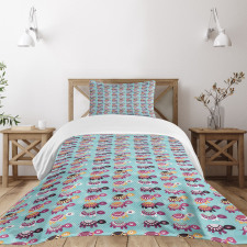 Baby Animals Ethnic Bedspread Set