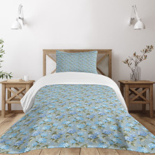 Botanical Design Dots Bedspread Set