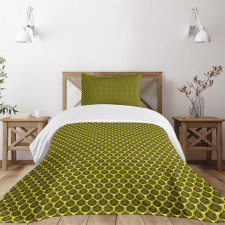 Bumble Bee Honeycomb Ogee Bedspread Set