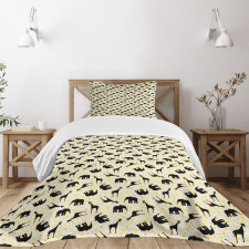 Zoo Animals Spotty Bedspread Set