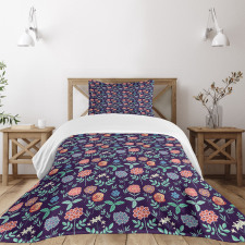 Spring Foliage Jasmines Bedspread Set