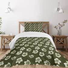 Summer Garden Theme Bedspread Set