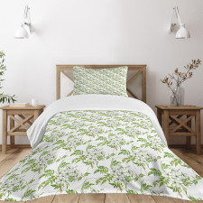 Nostalgic Floral Branch Bedspread Set