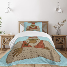 Melancholic Yeti Pipe Bedspread Set