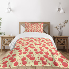 Pattern of Pomegranates Bedspread Set