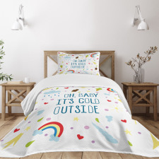 Summer Joke Colorful Bedspread Set