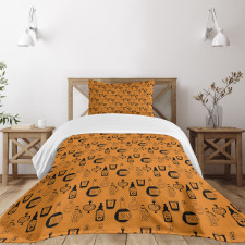 Halloween Potions Bedspread Set