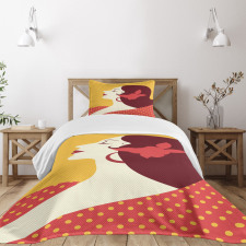 Retro Flamenco Woman Bedspread Set
