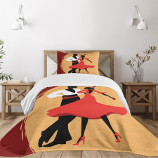 Dancers in Folk Dresses Bedspread Set