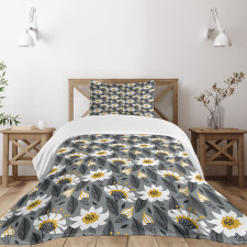 Daisy Petals Bedspread Set