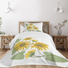 Bedding Plants Artwork Bedspread Set