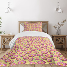 Cosmos Flowers Field Bedspread Set