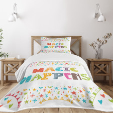 Magic Happens Bedspread Set