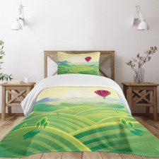 Peaceful Summer Field Bedspread Set