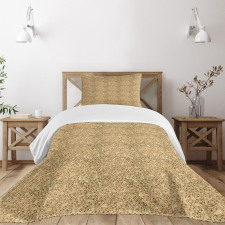 Retro Blooming Daisies Bedspread Set