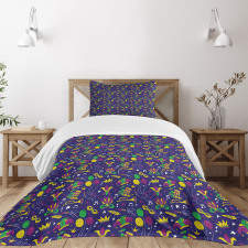 Fat Tuesday Jazz Bedspread Set