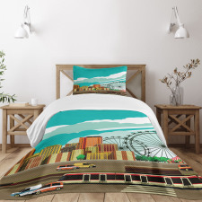 Downtown Panaroma Bedspread Set