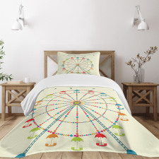 Colorful Structure Bedspread Set