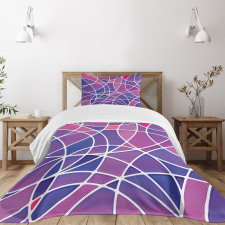 Vibrant Colors Circles Bedspread Set