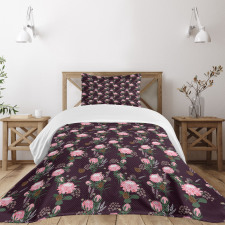 Protea Bouquets Bedspread Set