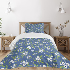 Spring Blooms Field Retro Bedspread Set