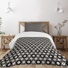Big Small Hexagon Forms Bedspread Set