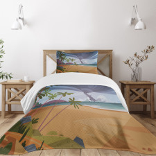 Hurricane in Ocean Beach Bedspread Set