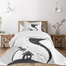 Hurricane and Little House Bedspread Set