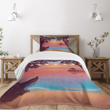 Mystic Evening Beach Bedspread Set