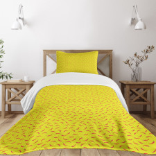 Paprika Healthy Pattern Bedspread Set