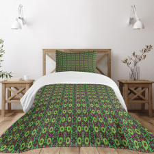 Traditional Folkloric Ornament Bedspread Set