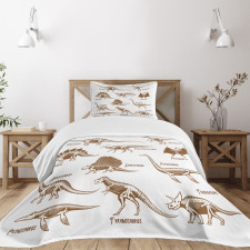 Reptile Dinos Bedspread Set