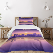 Dramatic Colorado Sunset Sky Bedspread Set