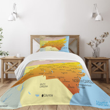 Atlantic Ocean State Bedspread Set