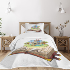 Fantasy Book World Bedspread Set