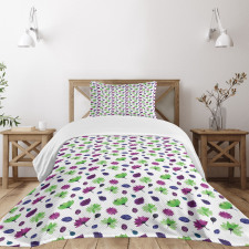 Watercolor Lilies Bedspread Set