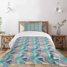 Exotic Hawaii Summer Flora Bedspread Set