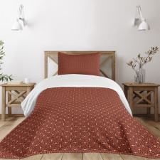 Southeastern Floral Motifs Bedspread Set