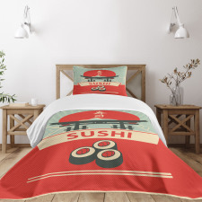 Torii Gate Sushi Mountains Bedspread Set