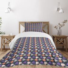 Spooky and Funny Dots Bedspread Set