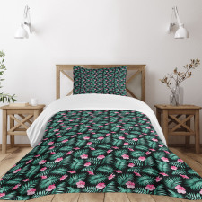 Romantic Exotic Summer Bedspread Set