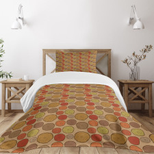 Old Cut Tree Trunks Vintage Bedspread Set