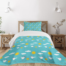 Happy Funny Farm Morning Bedspread Set