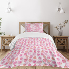 Pastel Watercolor Blossom Bedspread Set